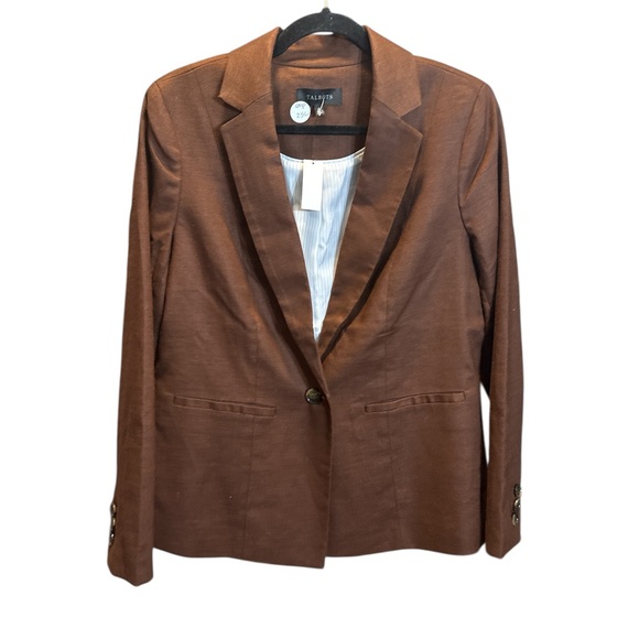 Talbots Brown Linen Blend Skirt Set - Picture 3 of 16